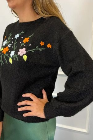 Jersey Bordado Flower ojala shop cadiz (1)