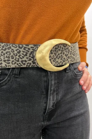 cinturon mujer con cierre en forma de luna